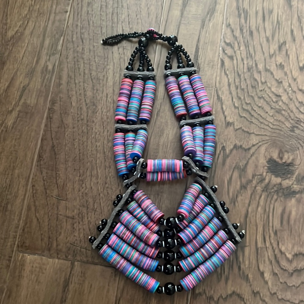 Handmade African necklace.